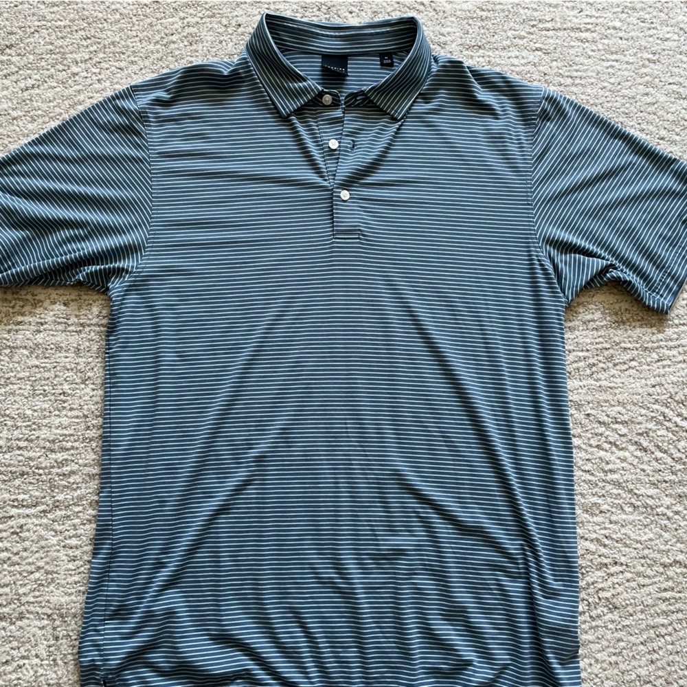 Dunning Polo, Men’s XL, Teal Blue